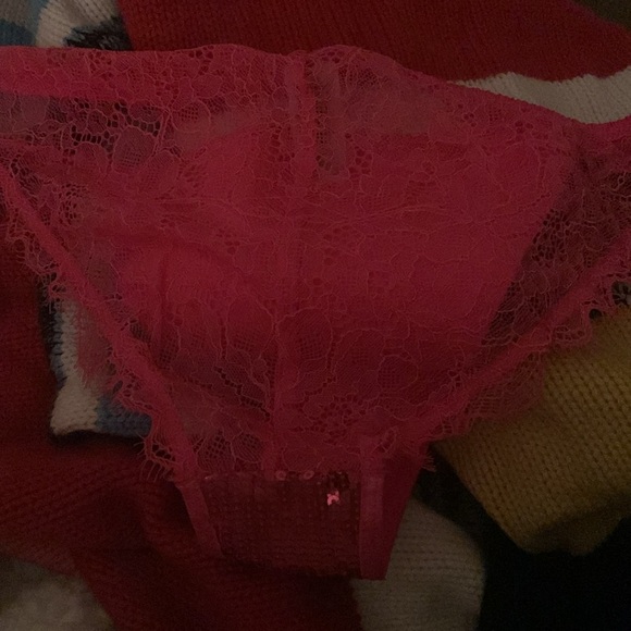 Anthropologie love stories night rider pink sequin panty only xl new 💕💕 - Picture 4 of 7